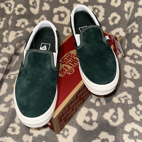 New Vans Slip-On 59  in Jungle Green & Snow White 😍 - Picture 14 of 17